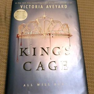 Kings Cage Hard cover book